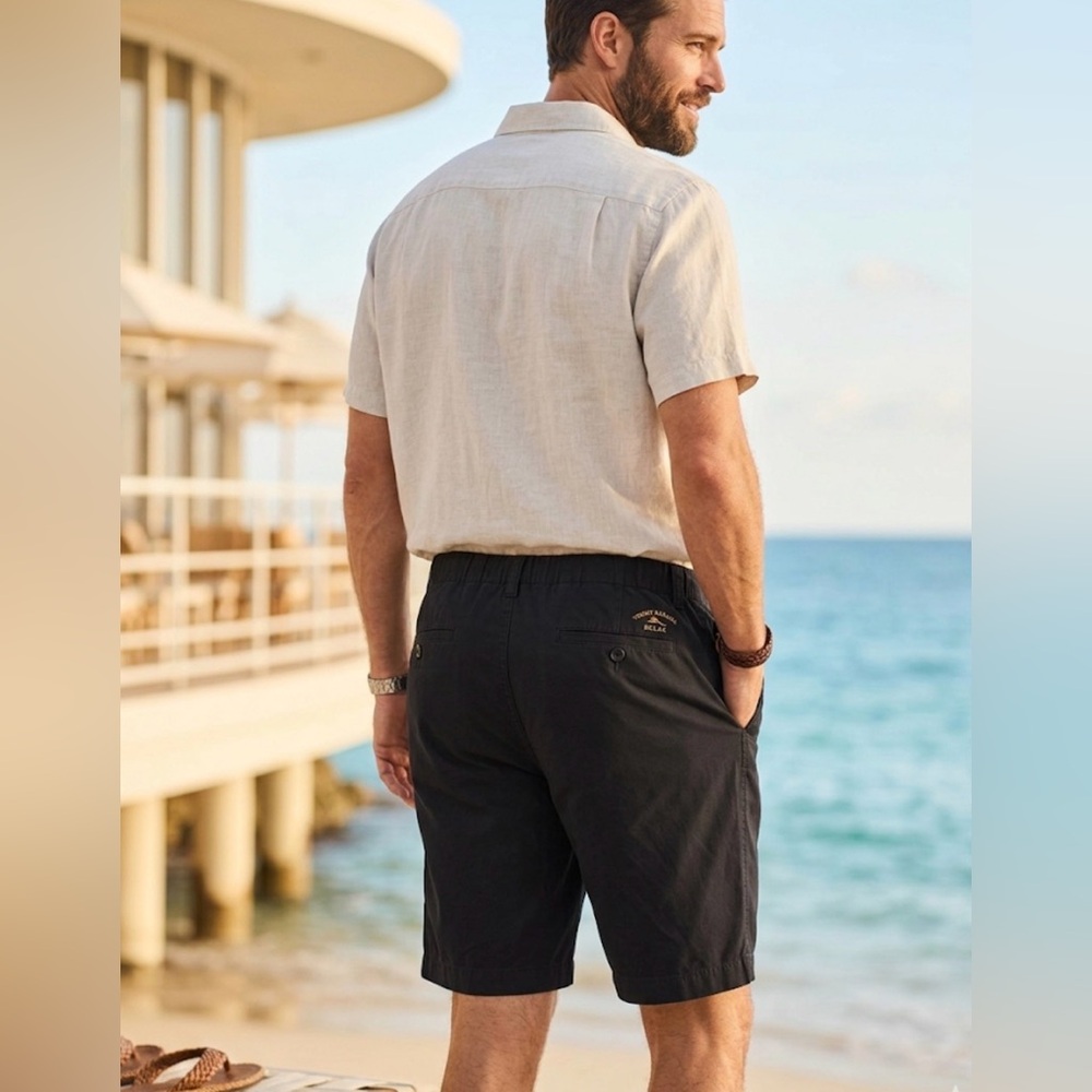 Tommy Bahama Black Men Shorts